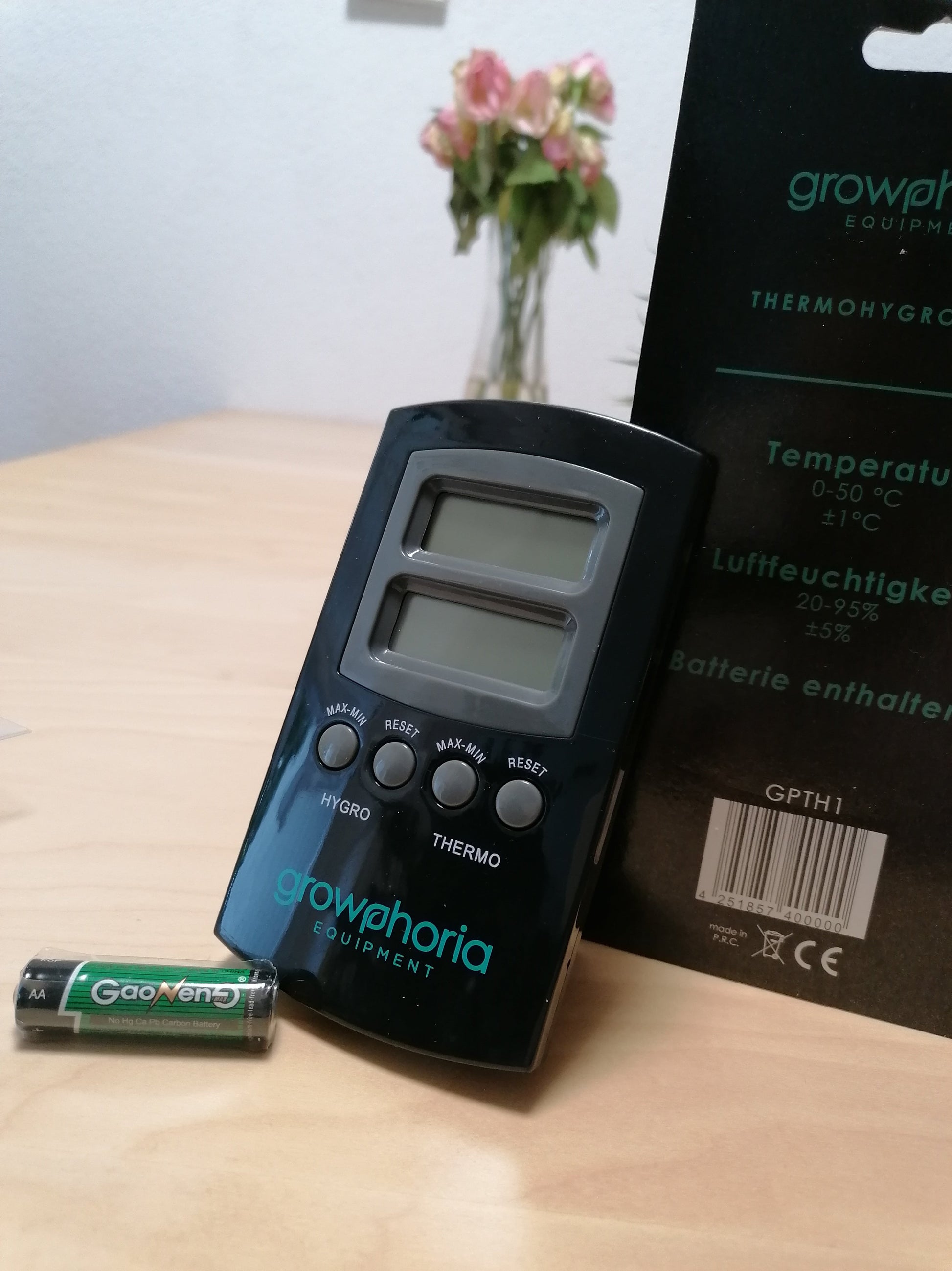 Growphoria Thermo-Hygrometer, 1 Messpunkt - My good feeling